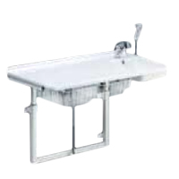 Table  langer avec lavabo R8732 - Table de douche  hau...