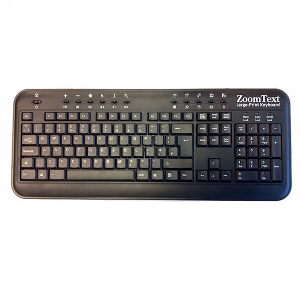 Clavier agrandi Zoomtext - Clavier a touches larges / ag...