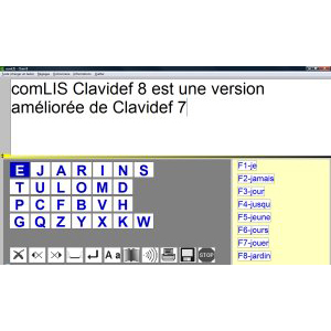 Clavidef8 - Logiciel de clavier visuel...