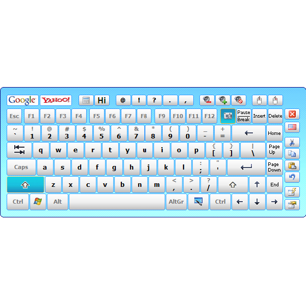 Hot virtual keyboard - Logiciel de clavier visuel...