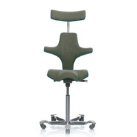 Capisco 8107 - Chaise de bureau  hauteur variable par v...