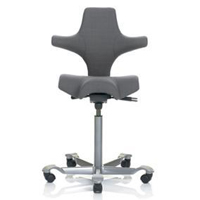 Capisco 8106 - Chaise de bureau à hauteur variable par v...