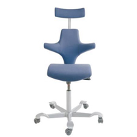 Capisco 8127 - Chaise de bureau à hauteur variable par v...