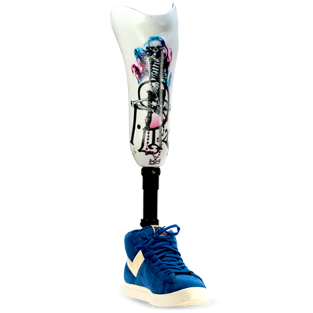 Customisation de prothèses - Prothèse de jambe...